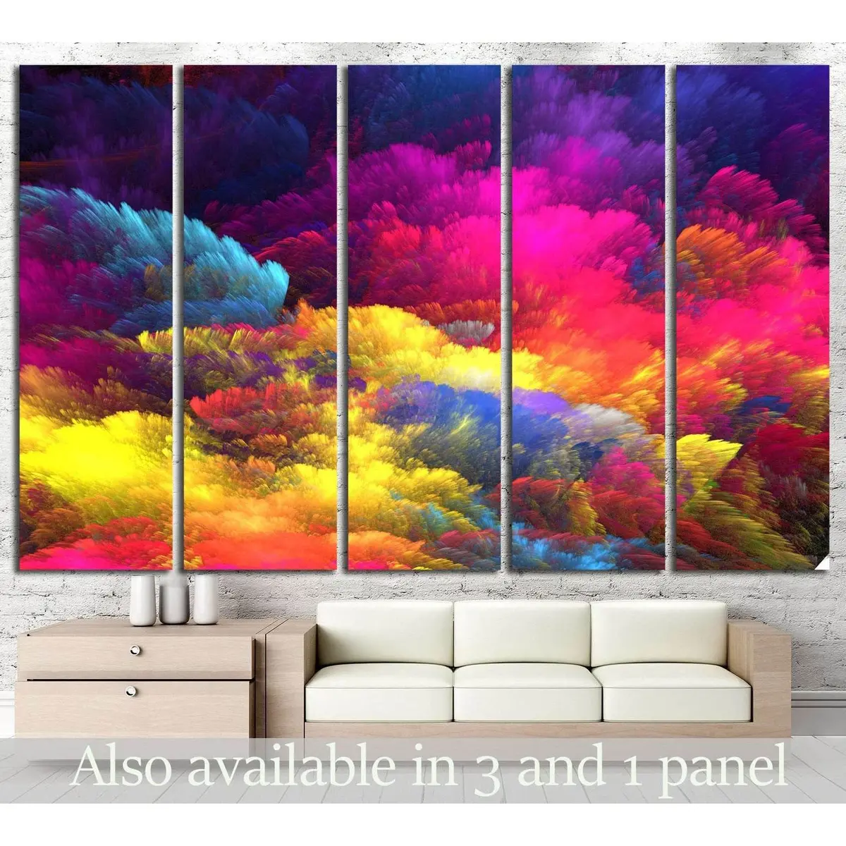 Abstract Background #1041 Premium Ready-to-Hang Canvas Print