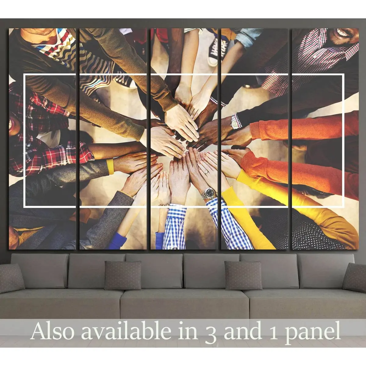 Abstract Concept No. 1449 — Ready-to-Hang Canvas Wall Art