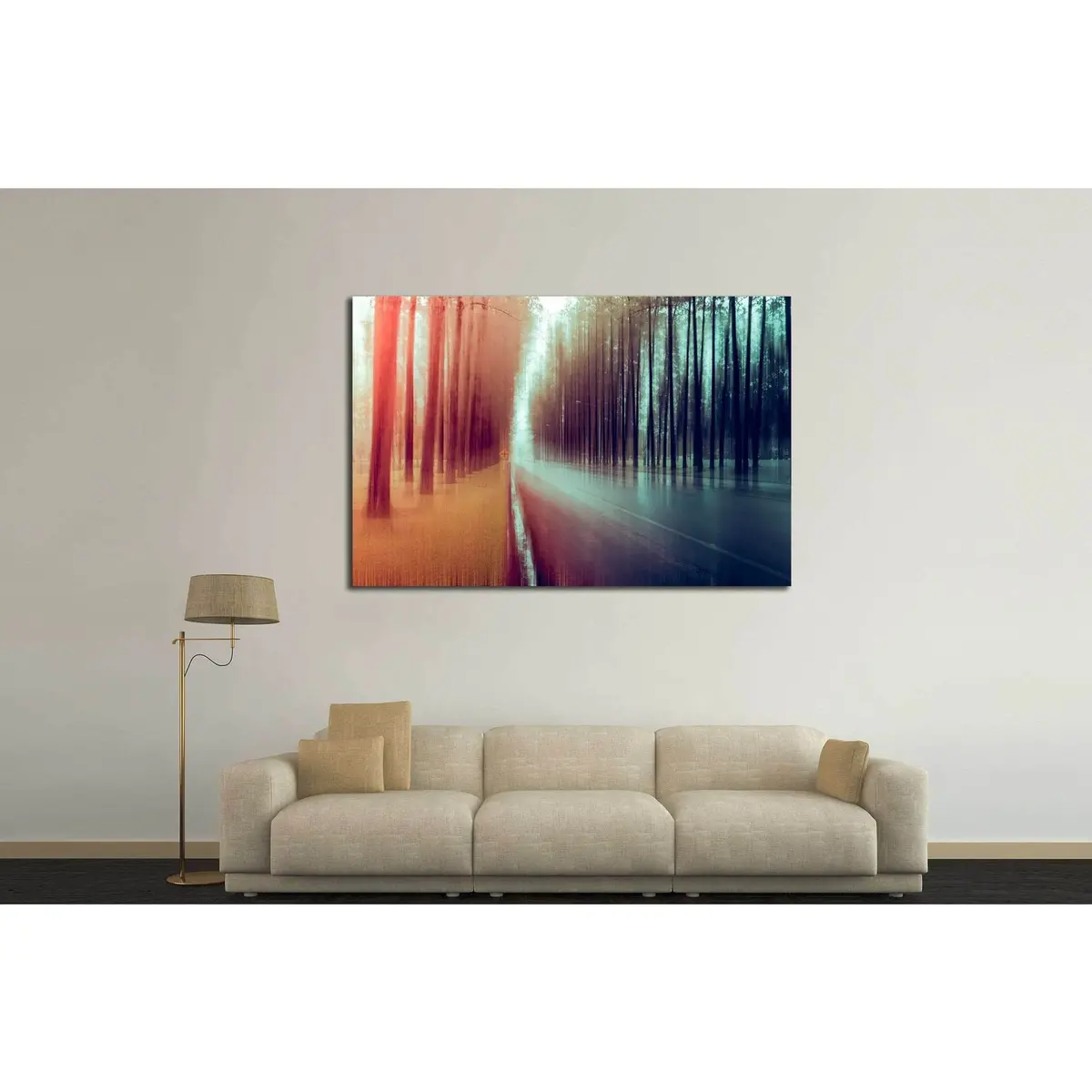 Abstract Forest №599 Ready To Hang Canvas Print 3