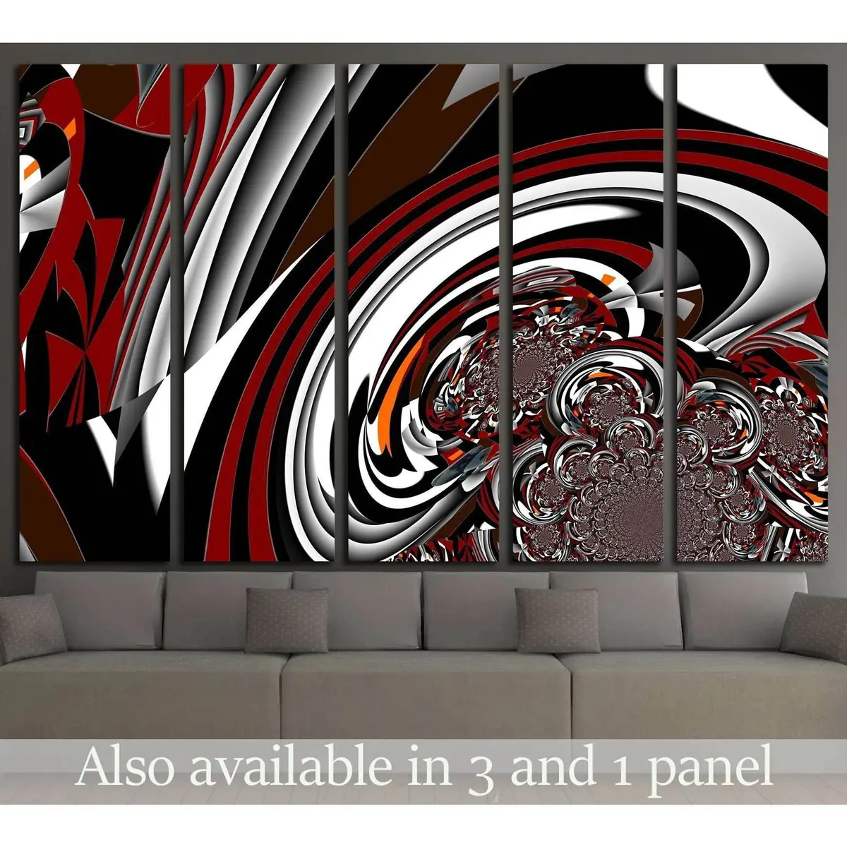 Abstract Art Canvas Print #1594 — Modern Ready-to-Hang Wall Decor