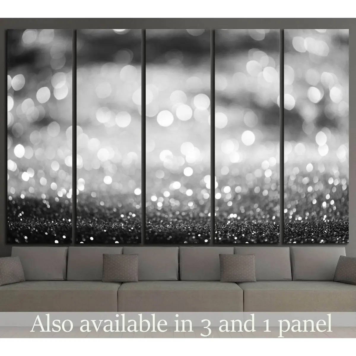 Abstract Canvas Wall Art #1066 — Pre-Installed Hanging Hardware