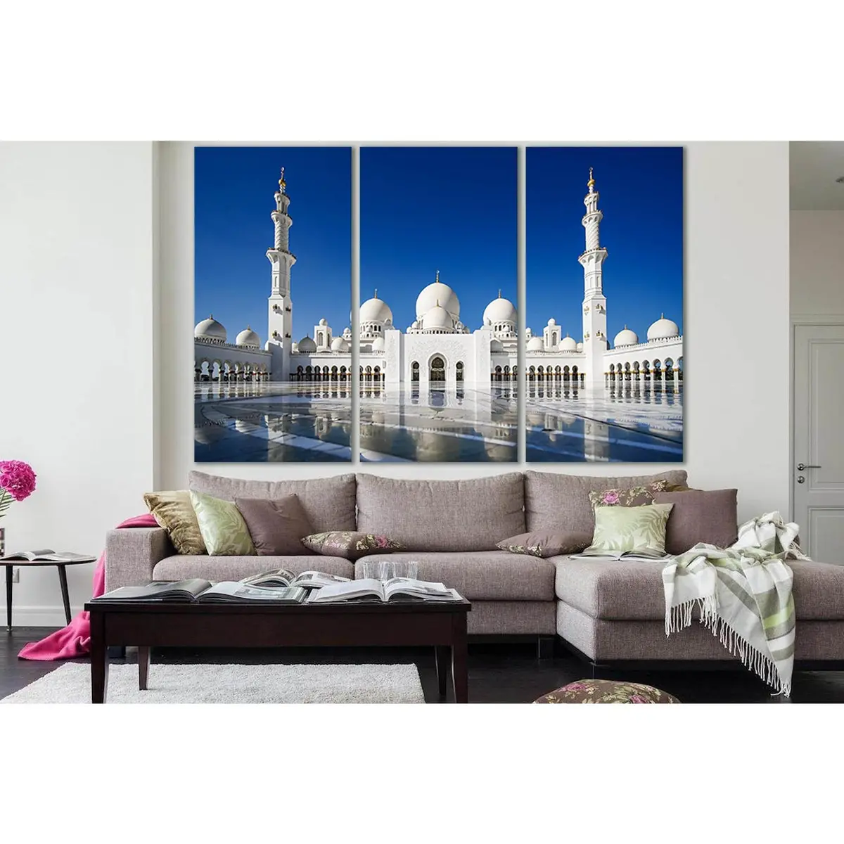 Abu Dhabi Mosque №Sl1370 Ready To Hang Canvas Print 5