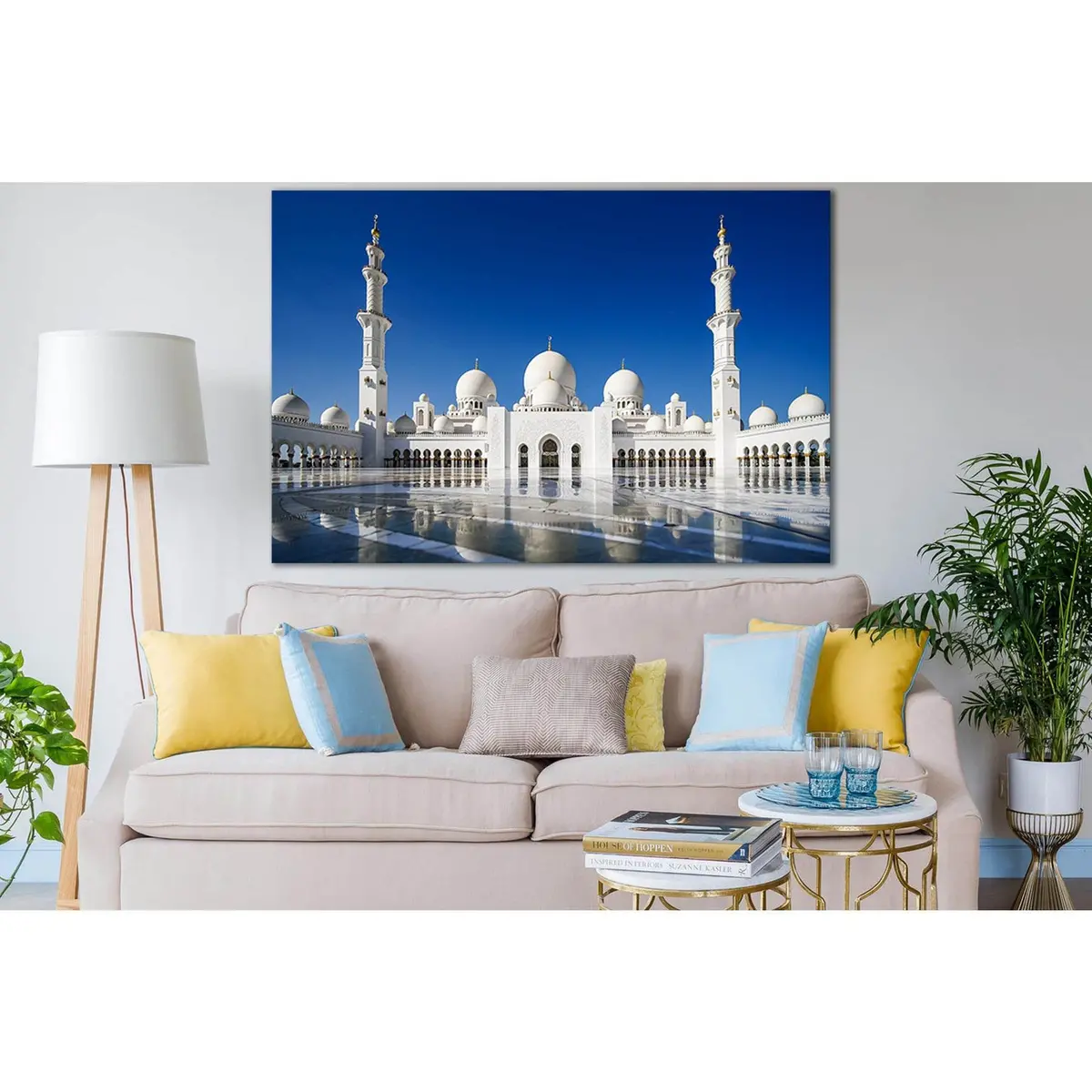 Abu Dhabi Mosque №Sl1370 Ready To Hang Canvas Print 1