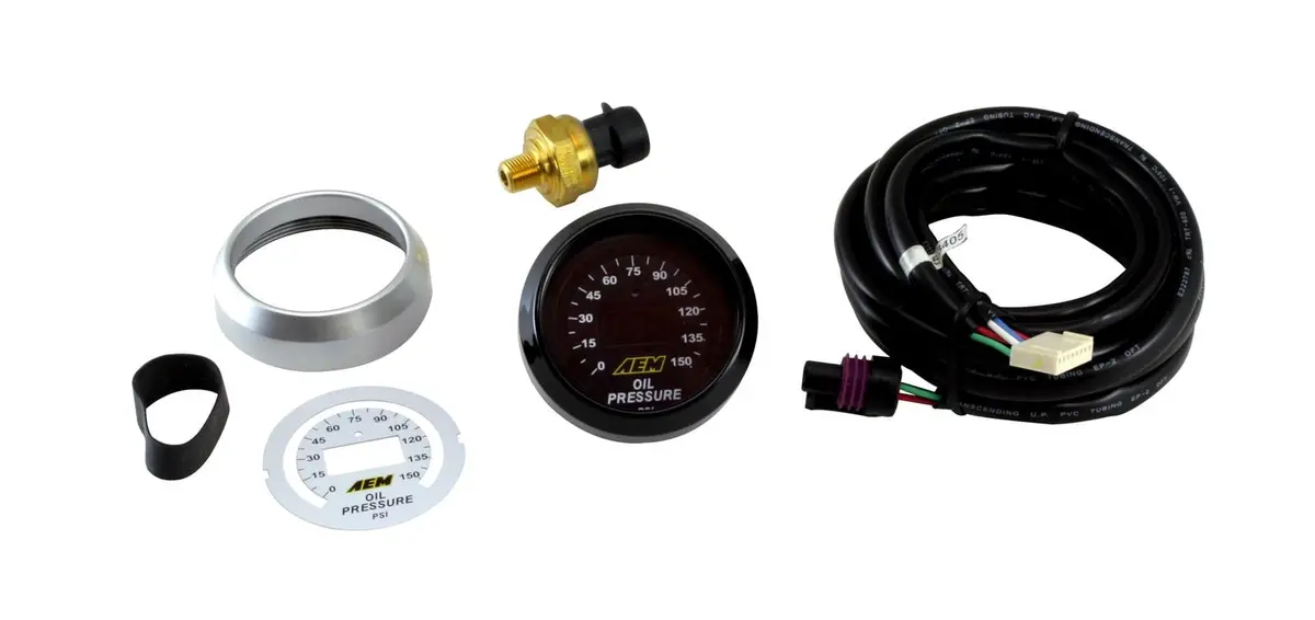 Aem Electronics 30-4407 Digital Display Gauge – Programmable & Compact 1