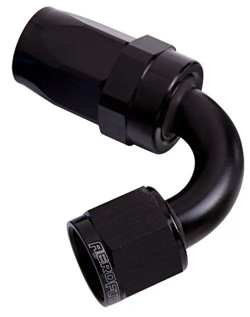 100-Series 120° Tapered Swivel Hose Fitting, -16An Black Anodized 1