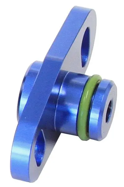 Blue-Anodized Fuel Rail Adapter For An Fittings – Af64-2066 1