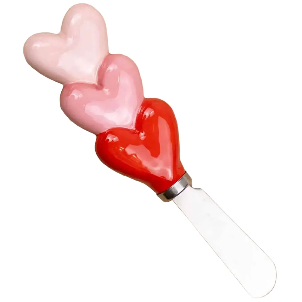 Royal Standard Ceramic Heart Condiment Knife 1