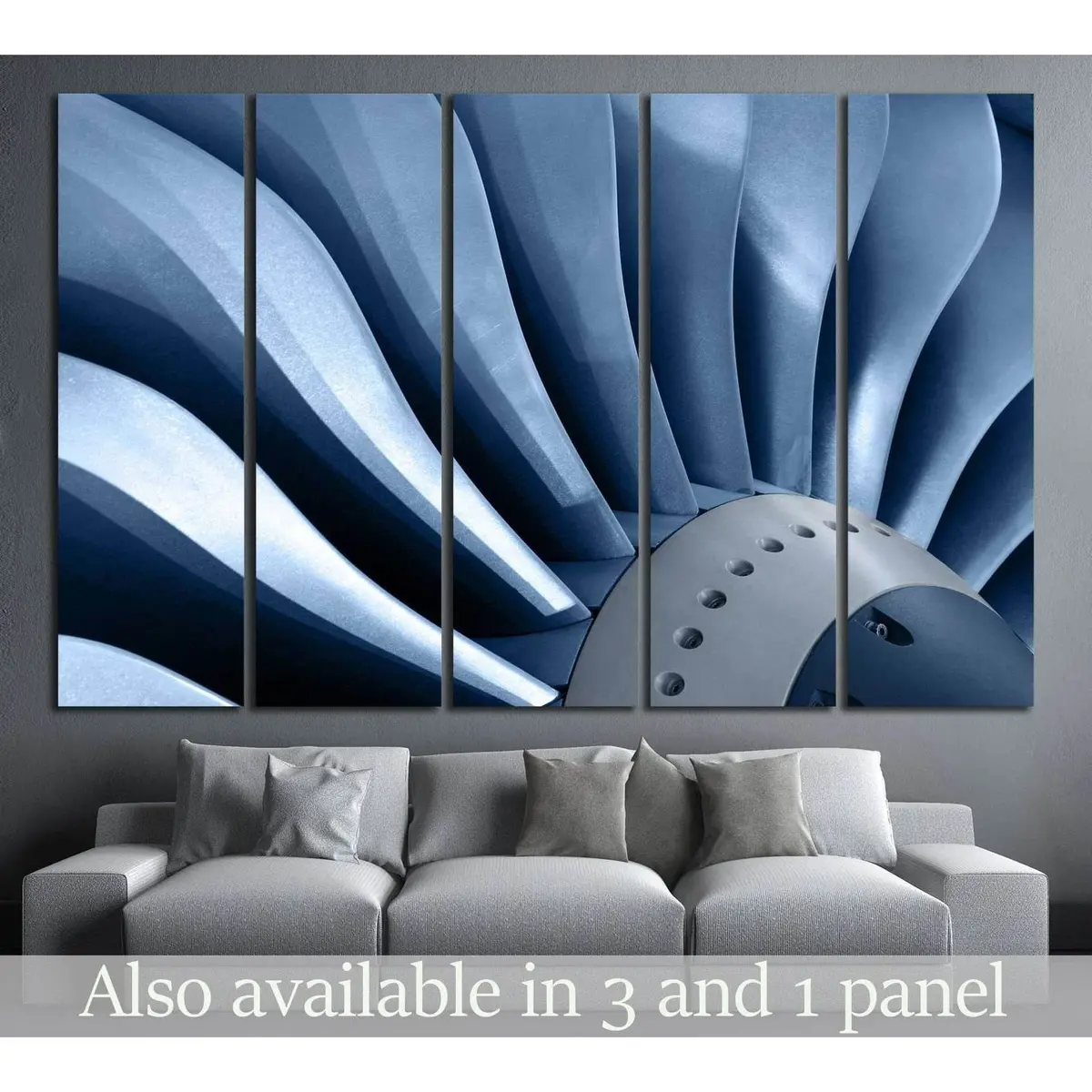 Air Turbine No. 170 Premium Canvas Wall Art Print
