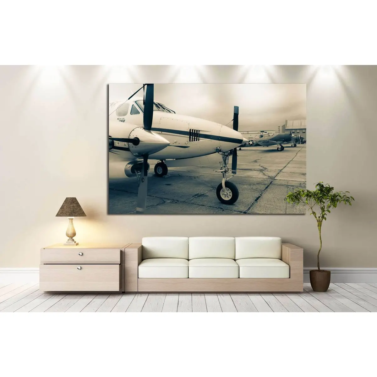 Aircraft №147 Ready To Hang Canvas Print 2