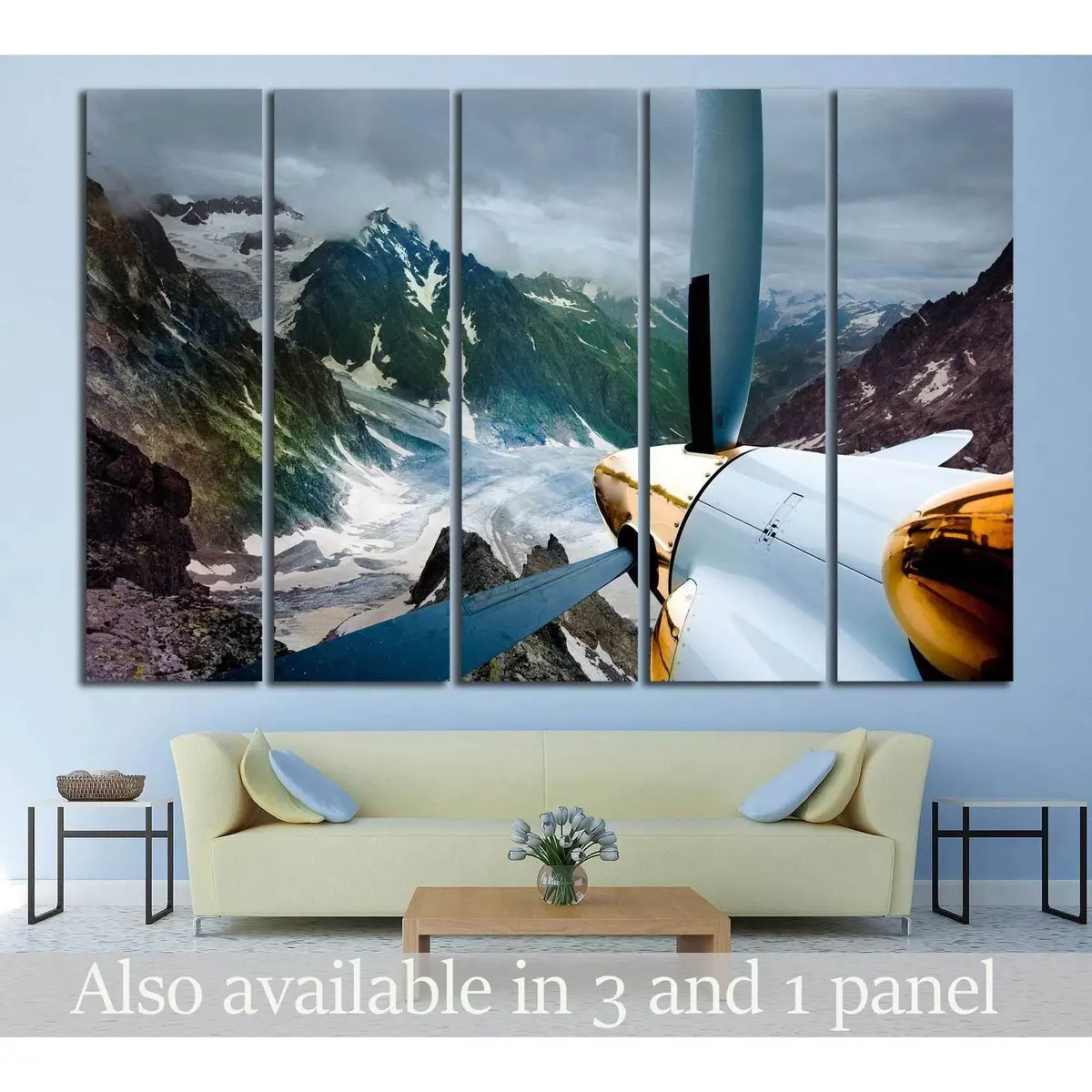 Vintage Aircraft Propeller Wall Art Canvas Print №177