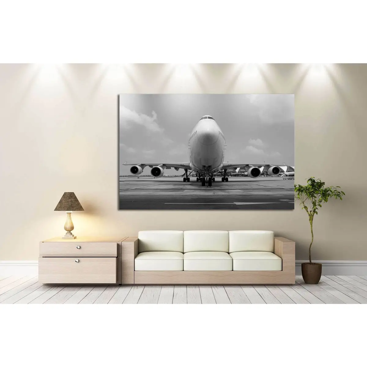 Airplane №143 Ready To Hang Canvas Print 2