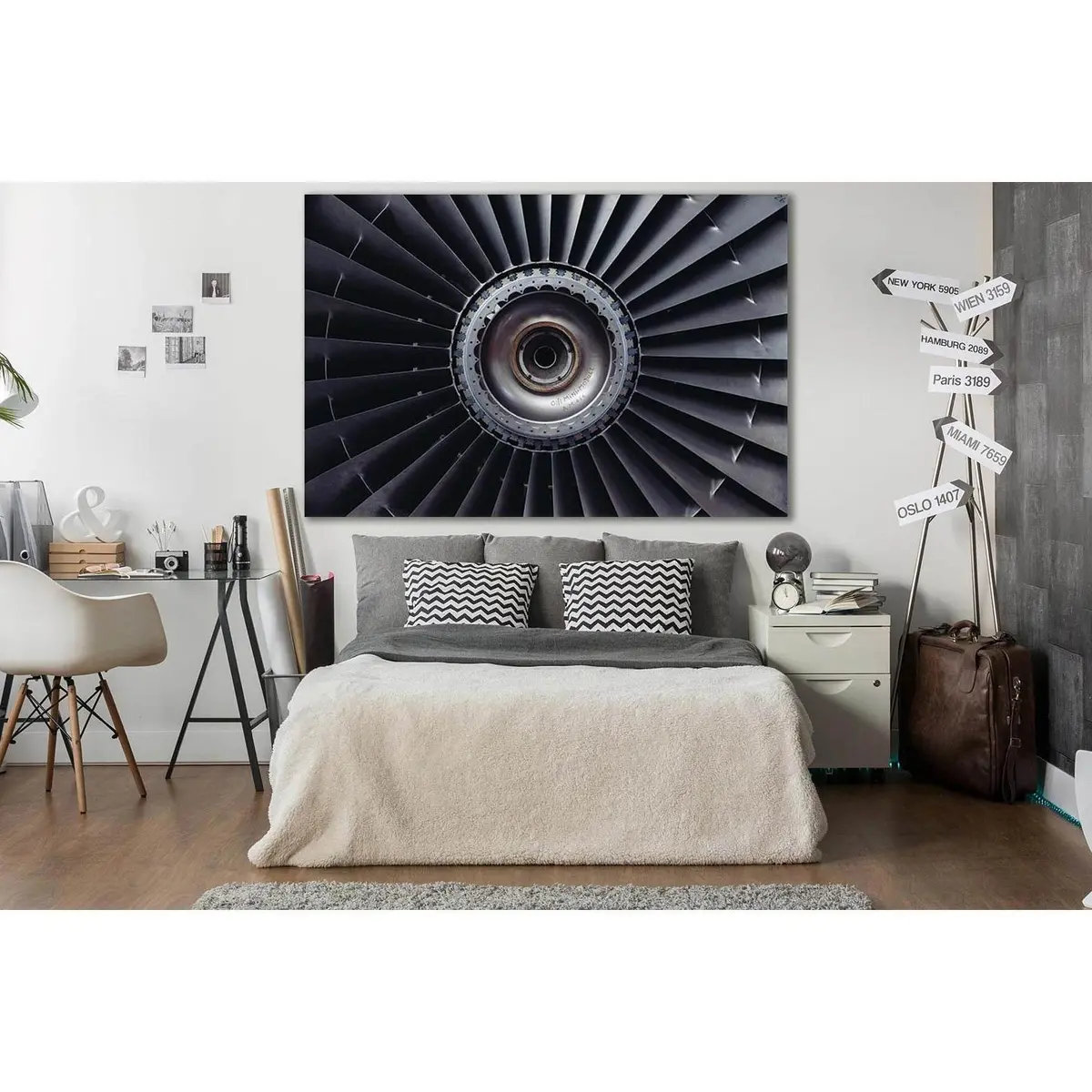 Airplane Engine №Sl748 Ready To Hang Canvas Print 2