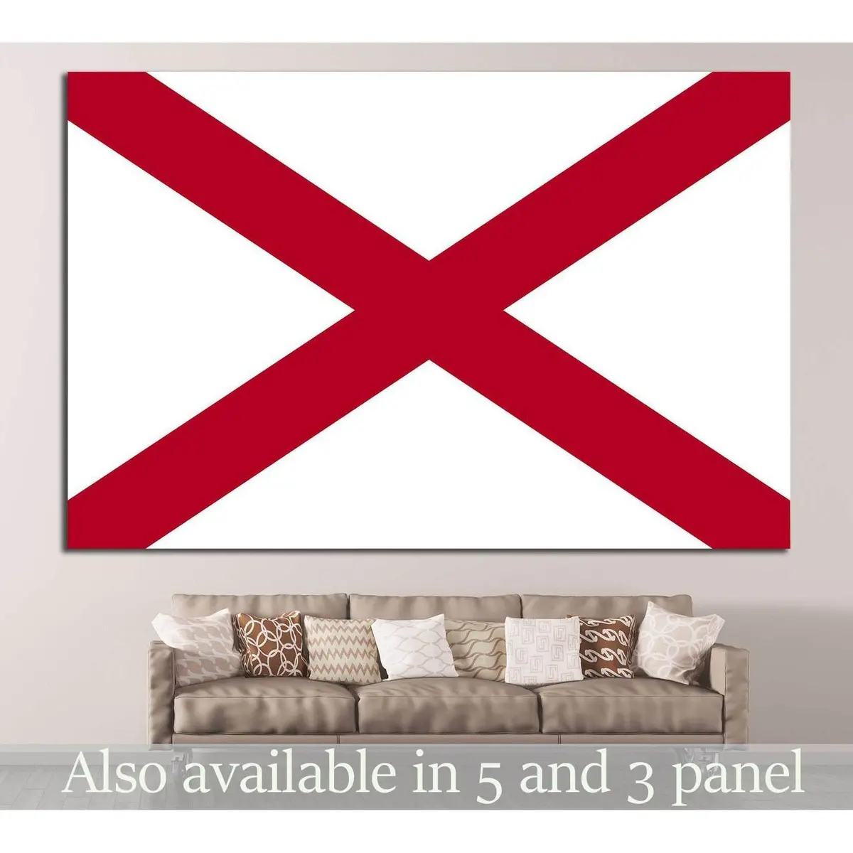 Alabama №673 Ready To Hang Canvas Print 1