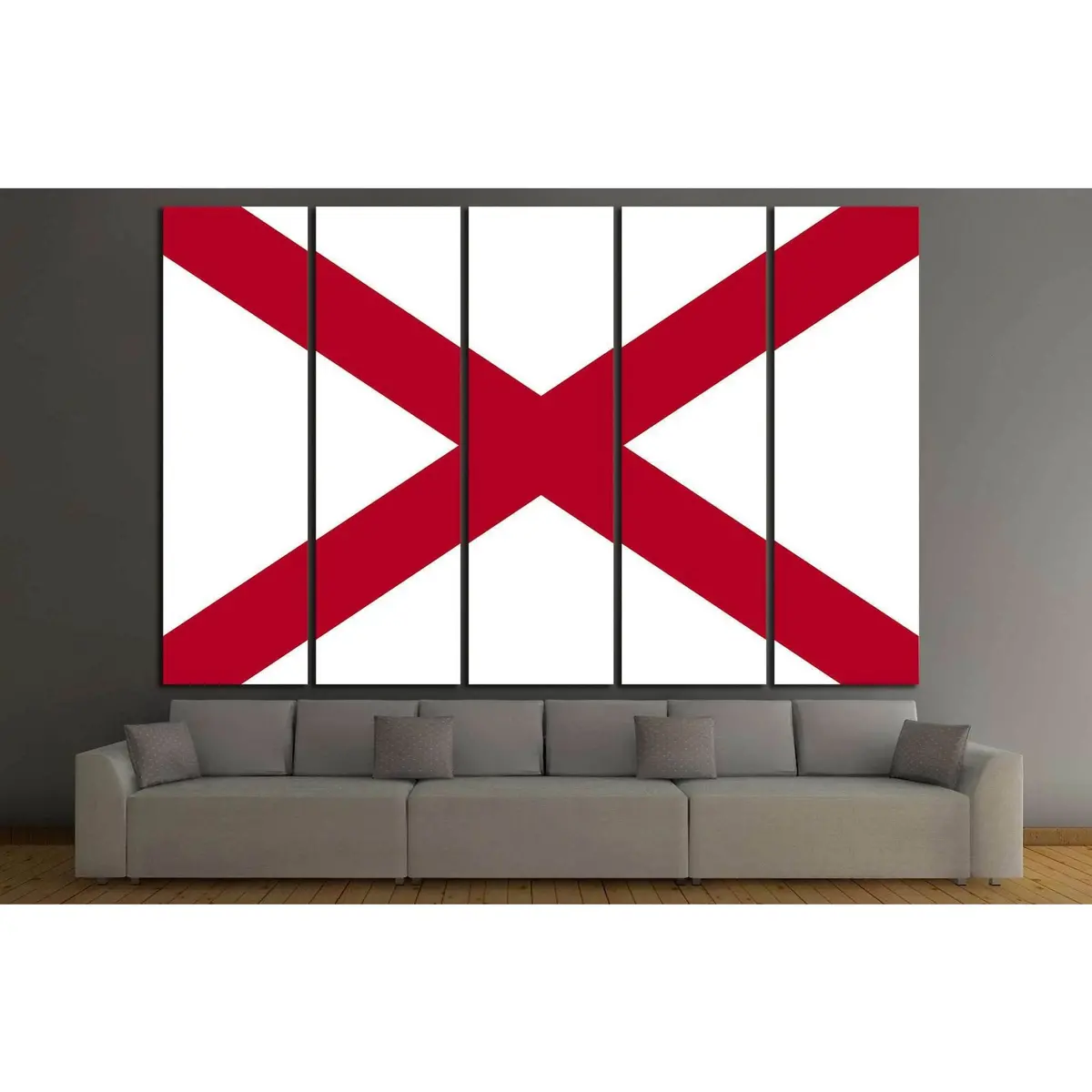 Alabama #673 Premium Canvas Wall Art Print - Image 2