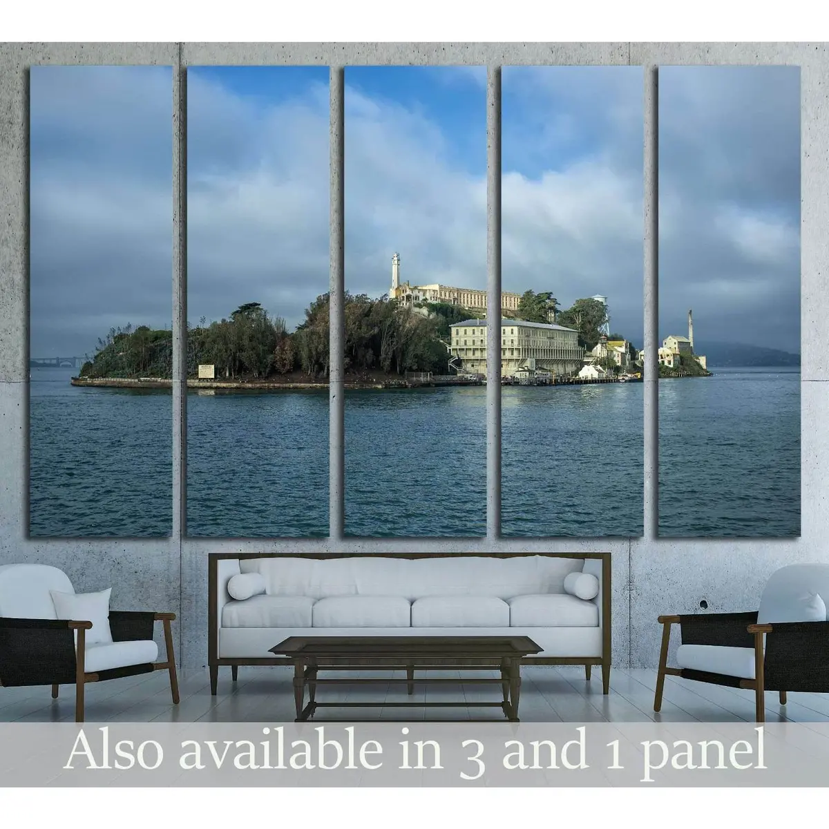 Alcatraz Island In San Francisco, Usa №1945 Ready To Hang Canvas Print 5
