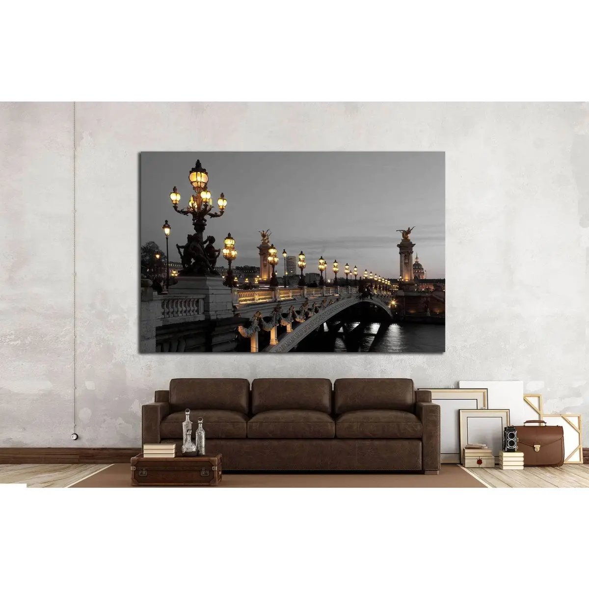 Alexander Iii Bridge, Paris, France №1159 Ready To Hang Canvas Print 3