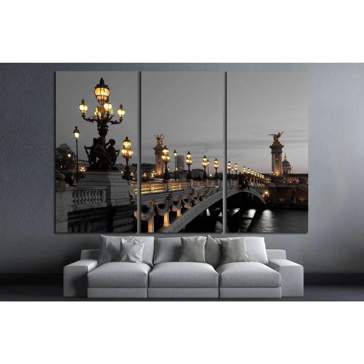 Alexander Iii Bridge, Paris, France №1159 Ready To Hang Canvas Print 5