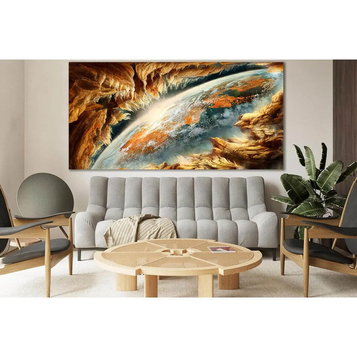 Alien Planet View №Sl968 Ready To Hang Canvas Print 1
