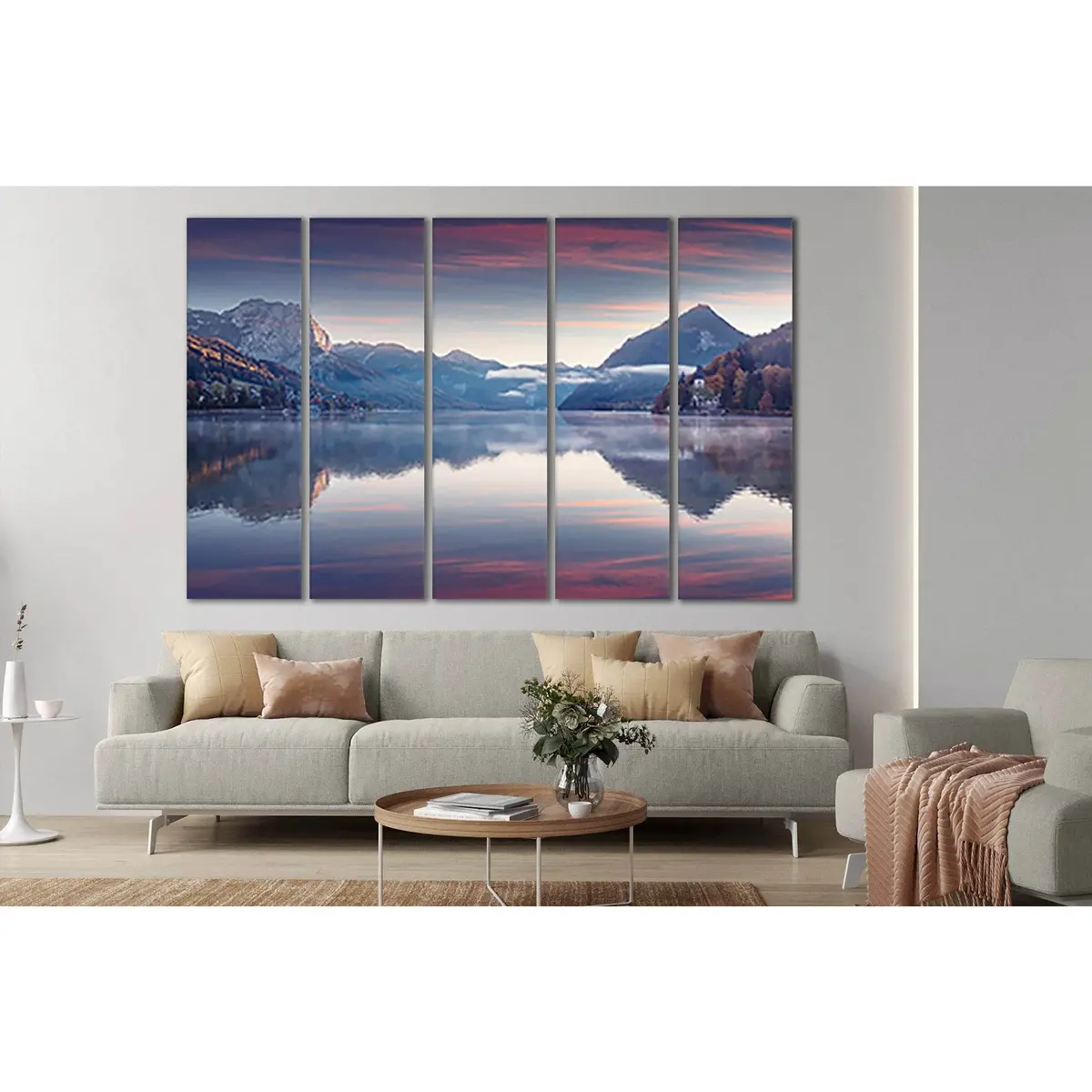 Alps and Grundlsee Lake Canvas Art №SL16 – Premium Ready-to-Hang Wall Decor - Image 3