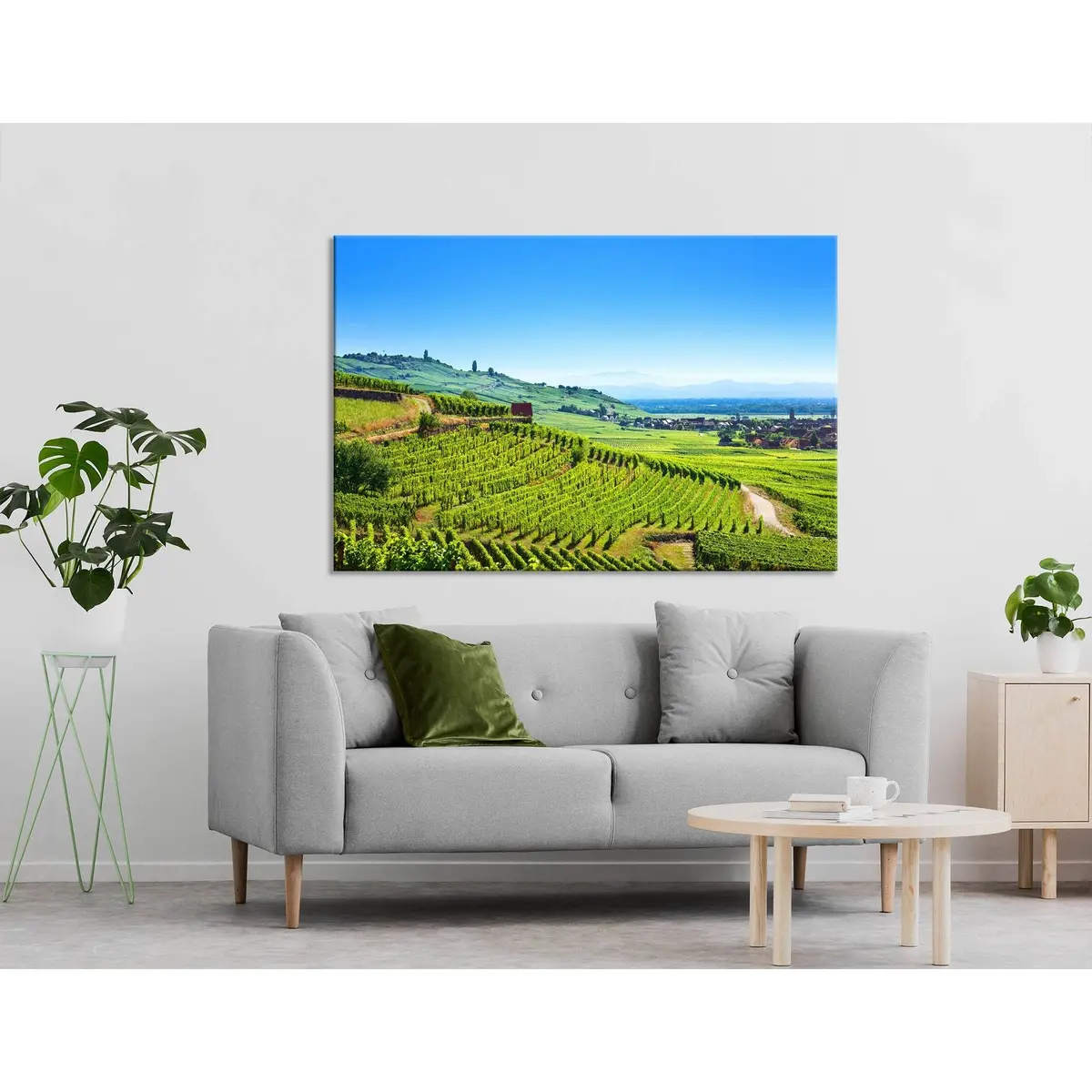 Alsace Fruit Valley Landscape №04217 Ready To Hang Canvas Print 3