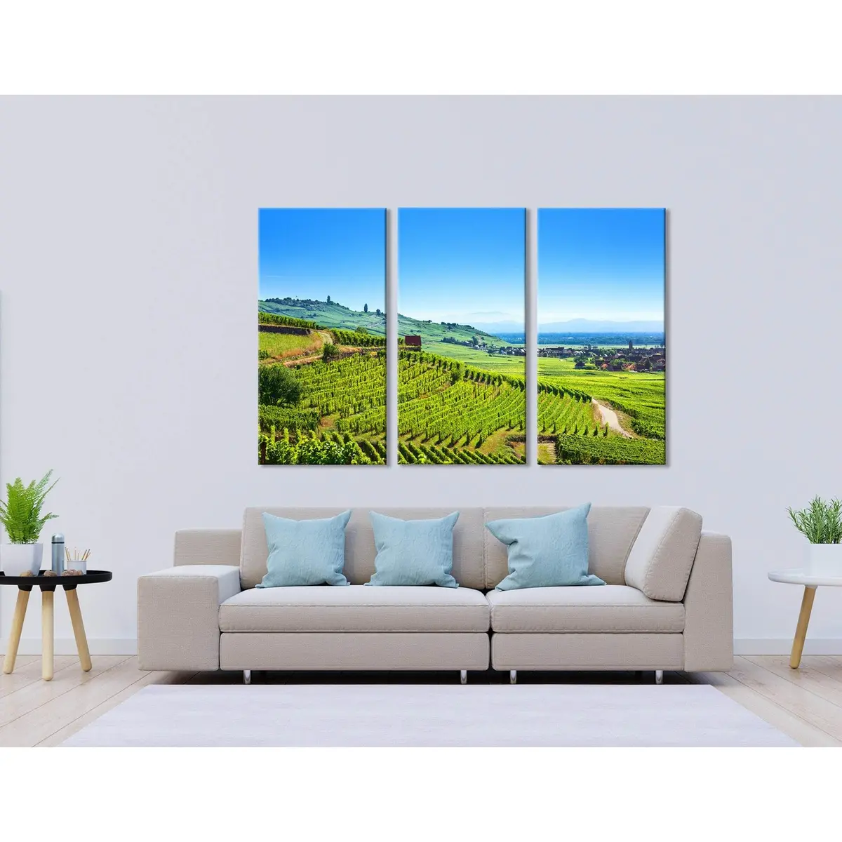 Alsace Fruit Valley Landscape №04217 Ready To Hang Canvas Print 5