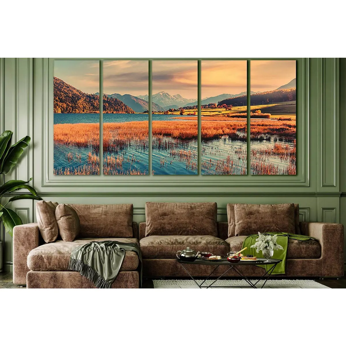 Premium Autumn Landscape Canvas Art №SL654 – Ready-to-Hang Wall Decor - Image 3
