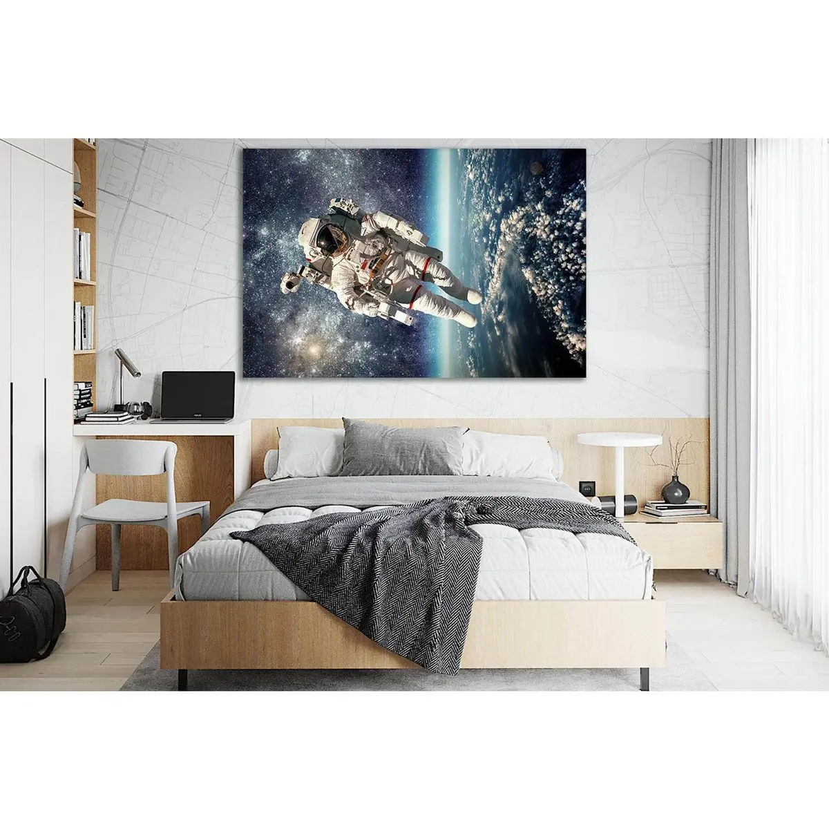 American Astronaut №Sl399 Ready To Hang Canvas Print 1