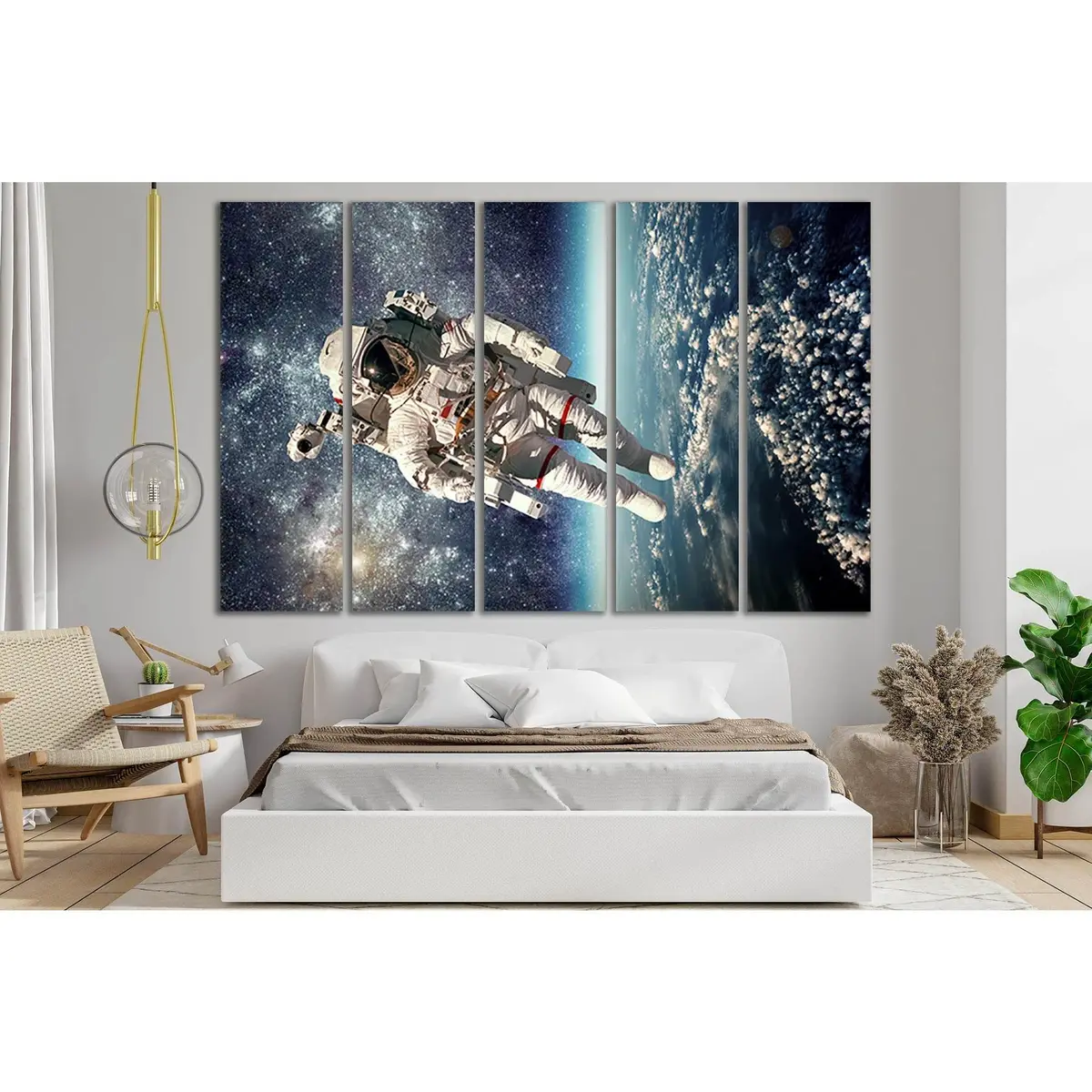 American Astronaut Artwork SL399 – Premium Ready-to-Hang Canvas Print - Image 3