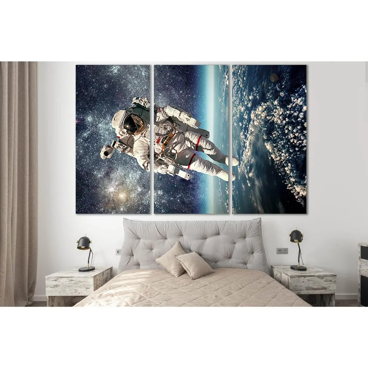 American Astronaut №Sl399 Ready To Hang Canvas Print 5