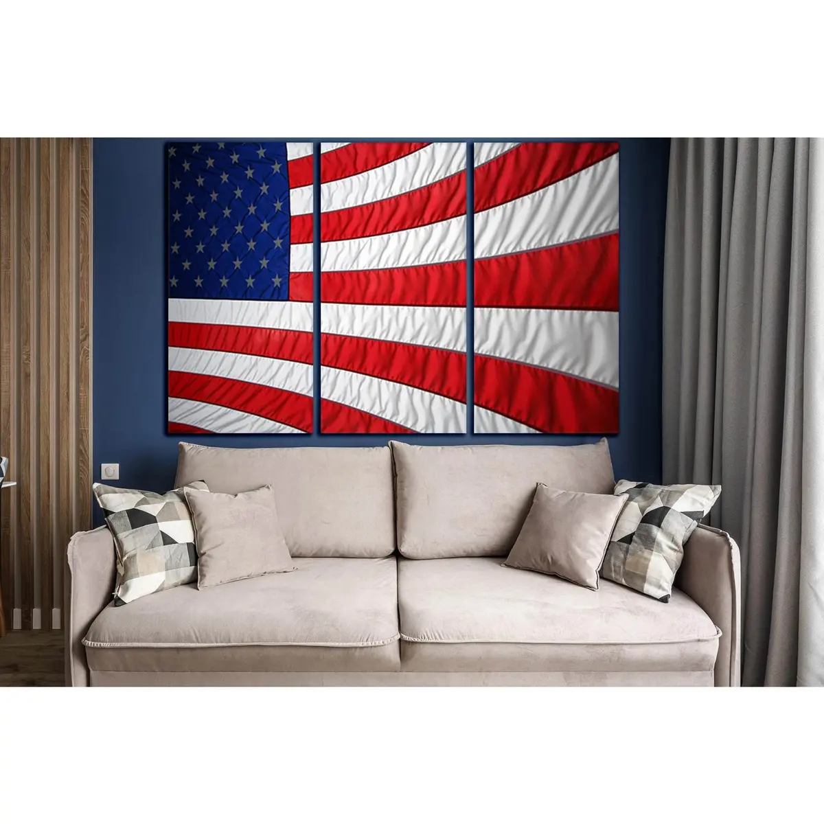 American Flag №Sl1210 Ready To Hang Canvas Print 5