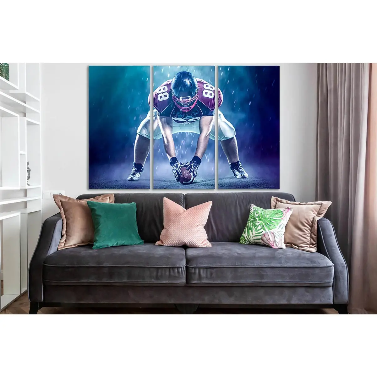 American Football Game Moment №Sl916 Ready To Hang Canvas Print 5