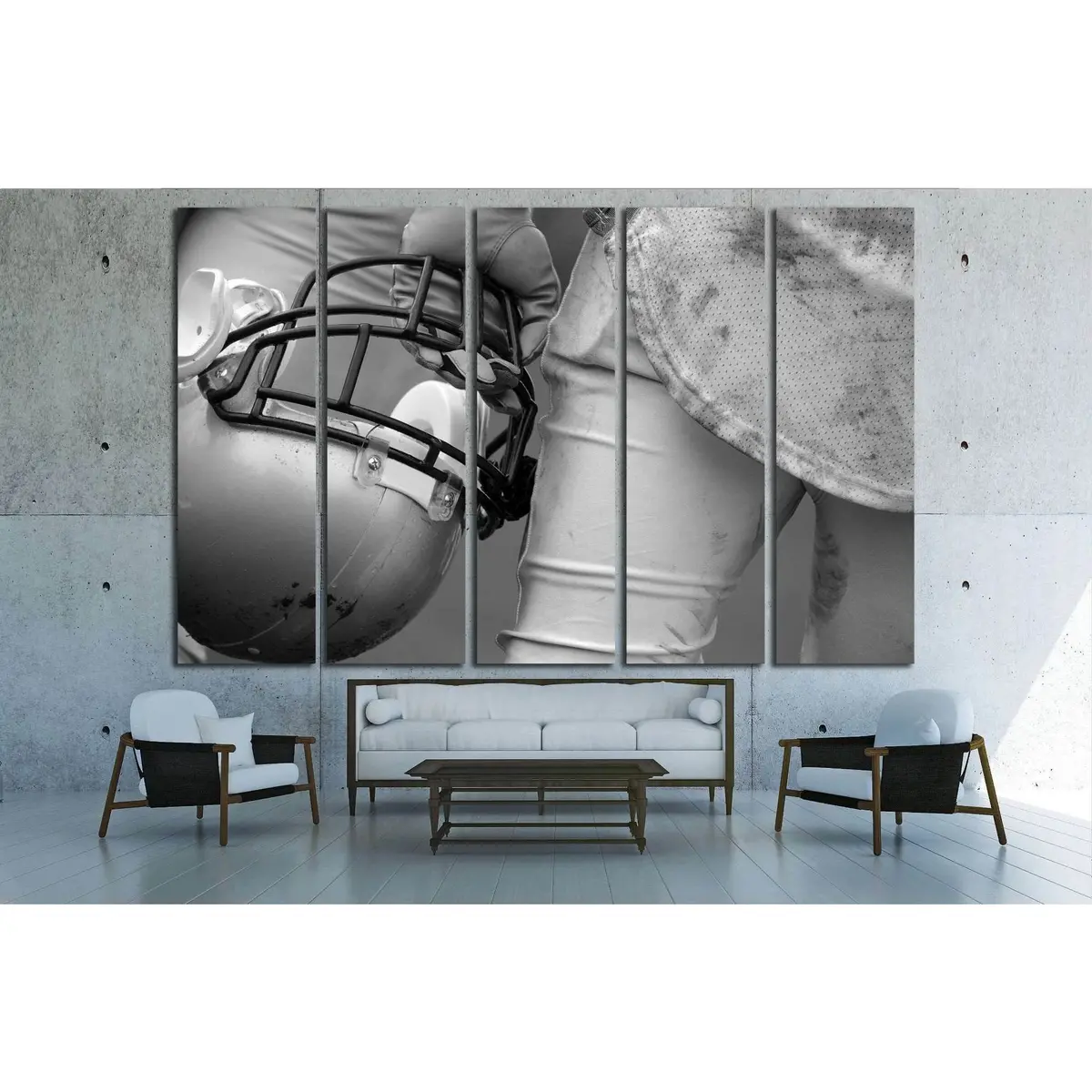 Professional American Football Athlete #2111 – Ready-to-Hang Canvas Wall Art - Image 3