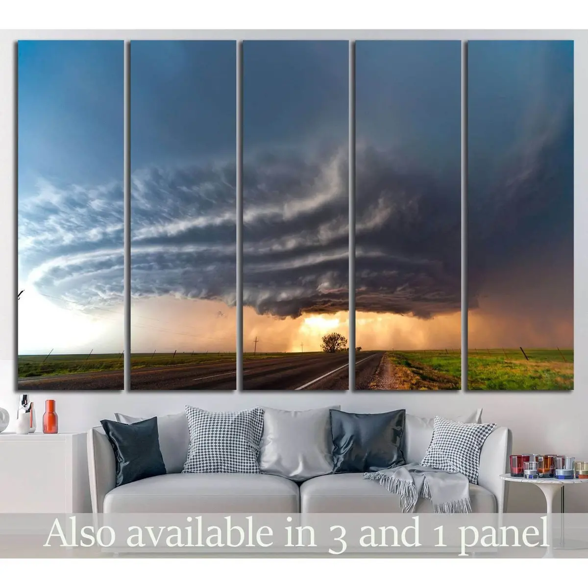 American Plains No. 598 Premium Canvas Wall Art Print