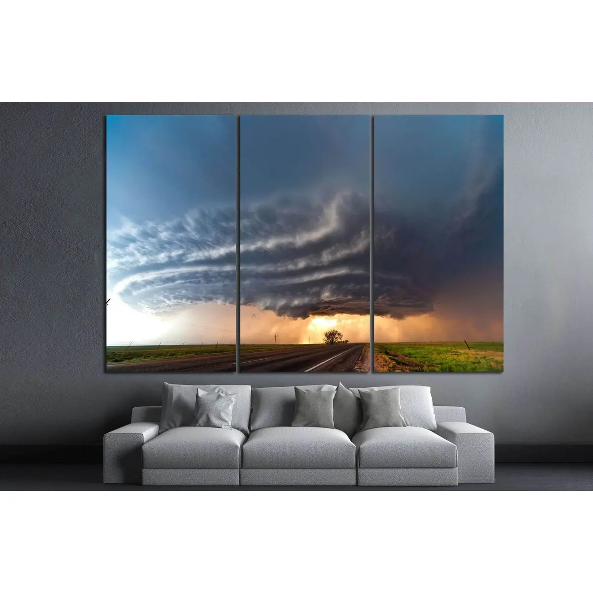 American Plains №598 Ready To Hang Canvas Print 5