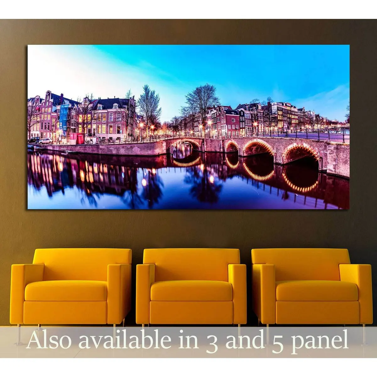 Amsterdam Netherlands №2385 Ready To Hang Canvas Print 1