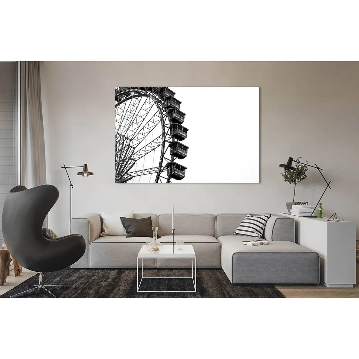 Amusement Park №D2838 Ready To Hang Canvas Print 1
