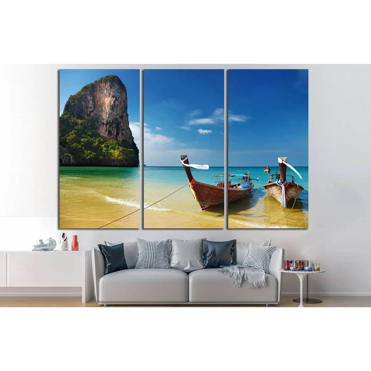 Andaman Sea, Thailand №643 Ready To Hang Canvas Print 5