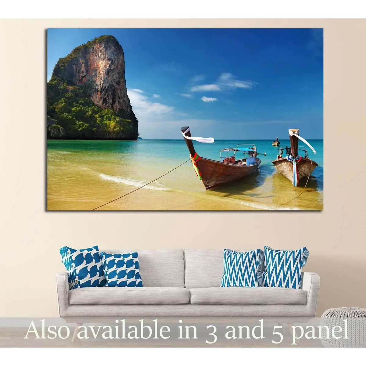 Andaman Sea, Thailand №643 Ready To Hang Canvas Print 1