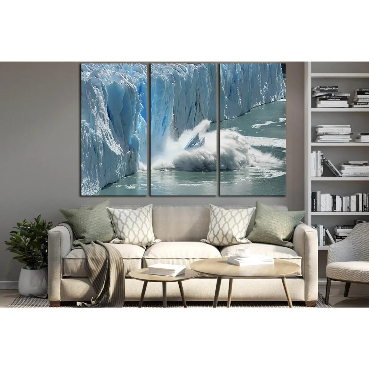 Antarctic Melting Glacier №Sl1310 Ready To Hang Canvas Print 5