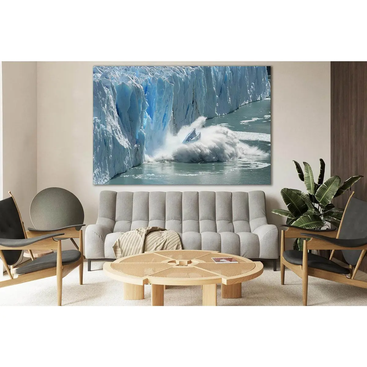 Antarctic Melting Glacier №Sl1310 Ready To Hang Canvas Print 1