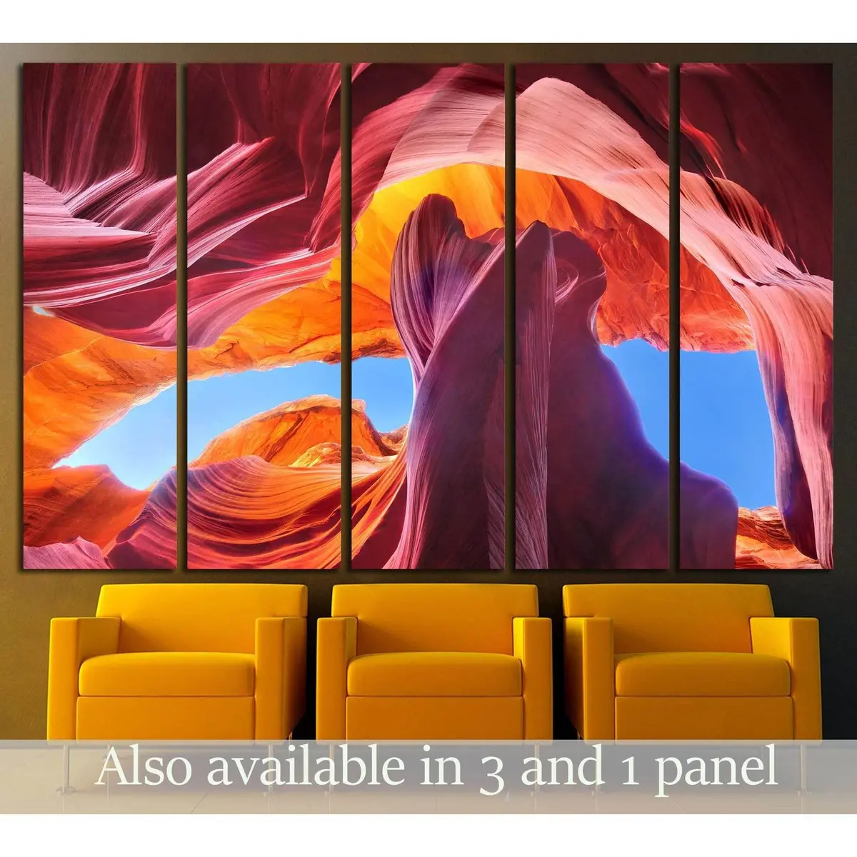 Antelope Canyon Canvas Print – Navajo Reservation Landscape Art, Ready-to-Hang Wall Decor