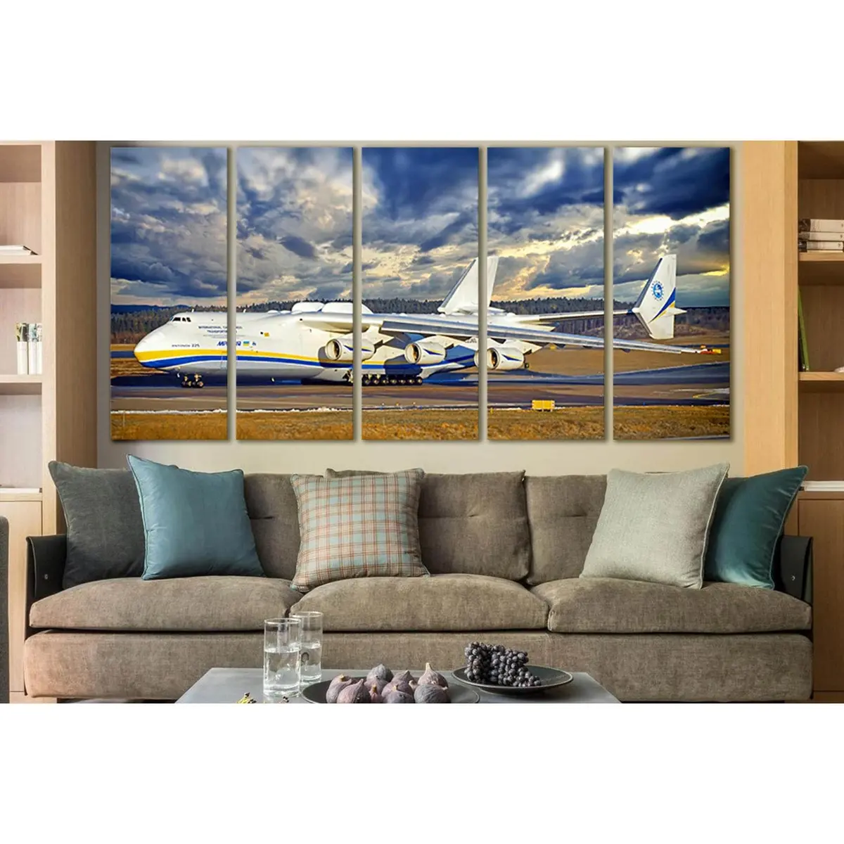 Antonov An-225 Mriya On Runway Canvas Print – SL1440, Ready-to-Hang Wall Decor - Image 3
