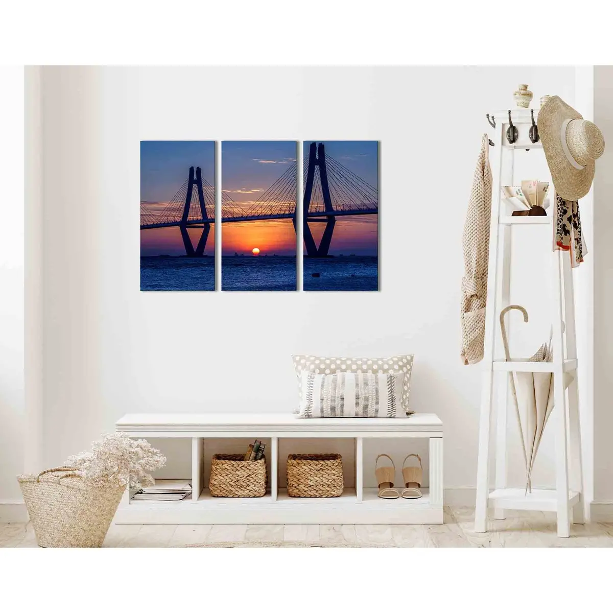 Anzac Bridge At Sunset №D1235 Ready To Hang Canvas Print 5