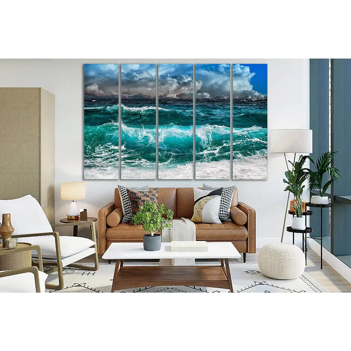 Ocean Storm Canvas Wall Art №Sl180 – Premium Ready-to-Hang Decor - Image 3