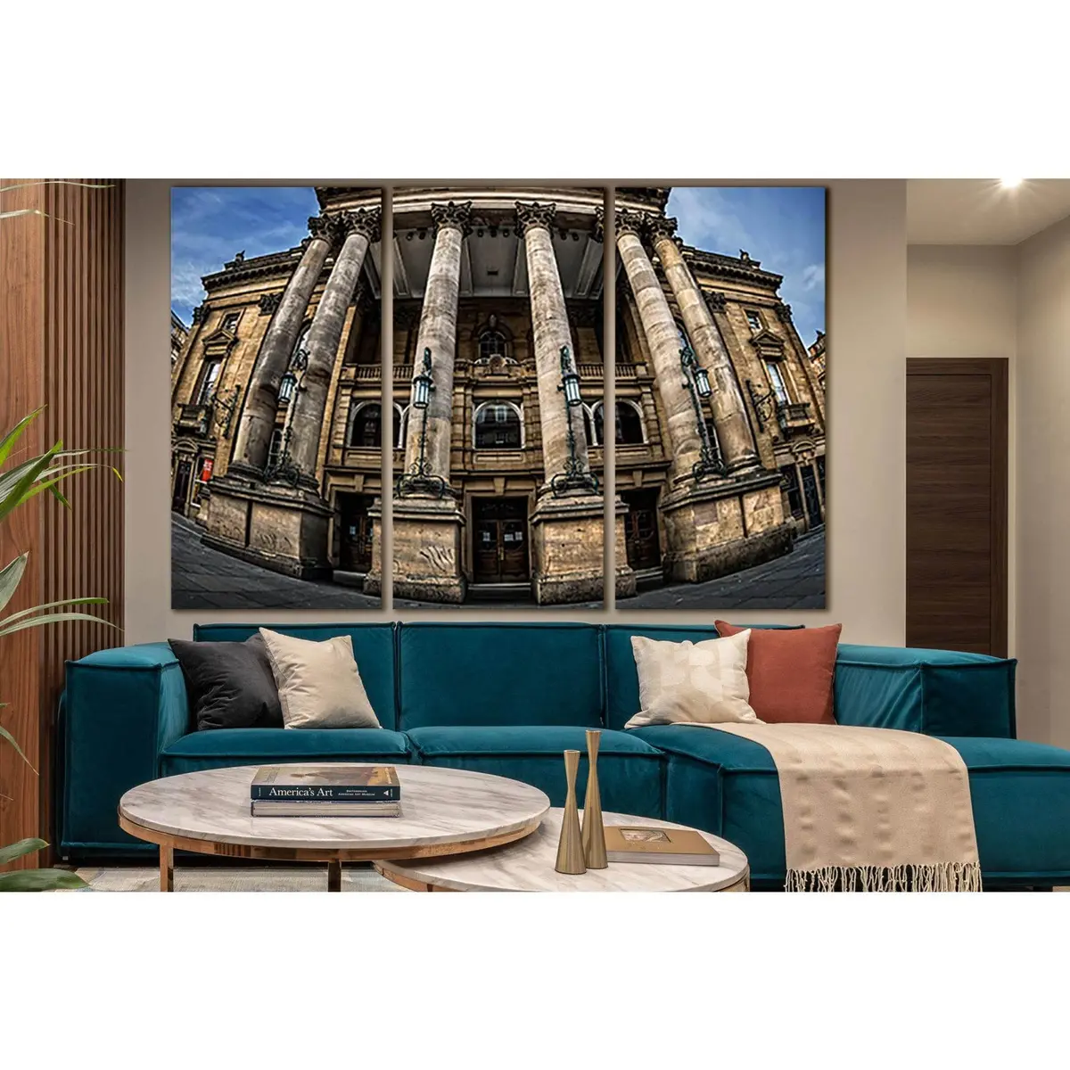 Architecture Newcastle Theater Royal №Sl1362 Ready To Hang Canvas Print 5
