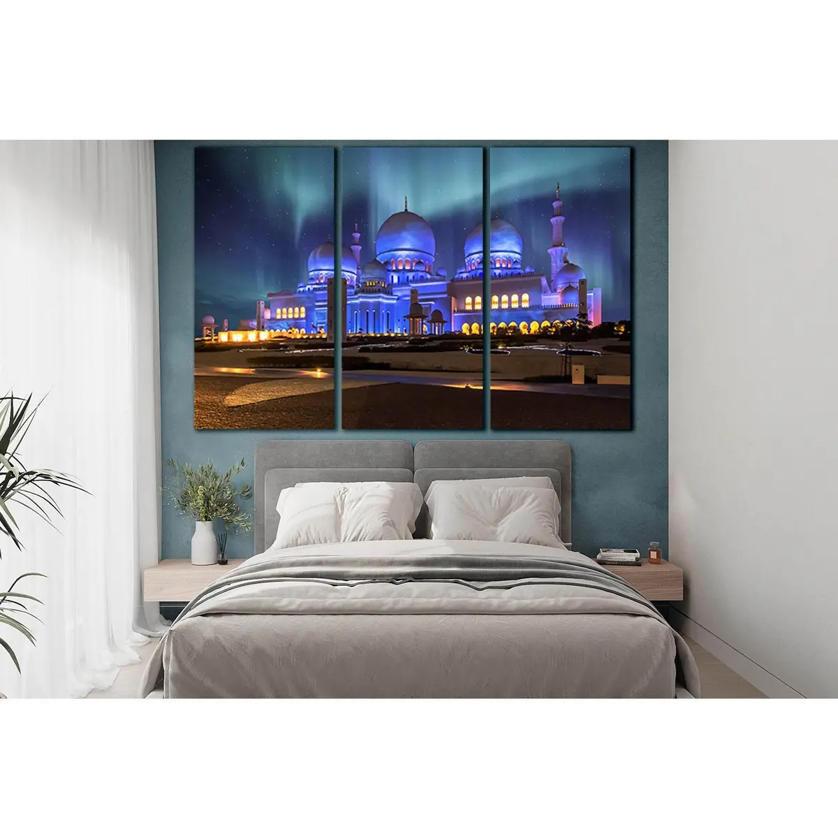 Architecture Sheikh Zayed Grand Mosque №Sl1375 Ready To Hang Canvas Print 5
