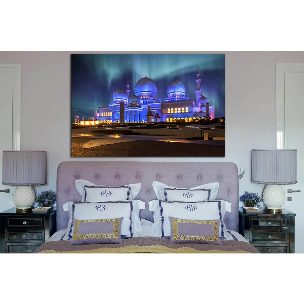 Architecture Sheikh Zayed Grand Mosque №Sl1375 Ready To Hang Canvas Print 2