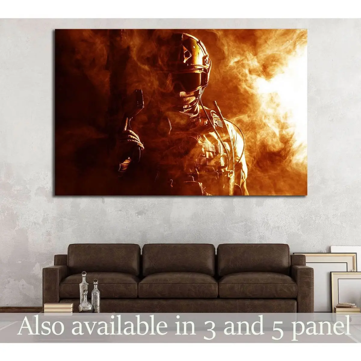 Army №552 Ready To Hang Canvas Print 1