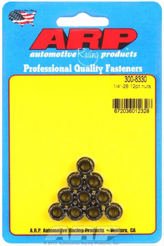 Arp 300-8330 12-Point High-Strength Fastening Nuts 1