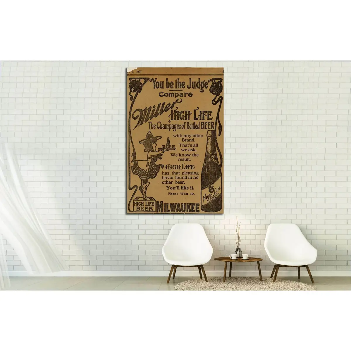 Art №3483 Ready To Hang Canvas Print 3